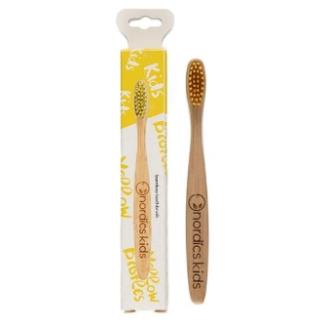 cepillo bambu kids amarillo nordic