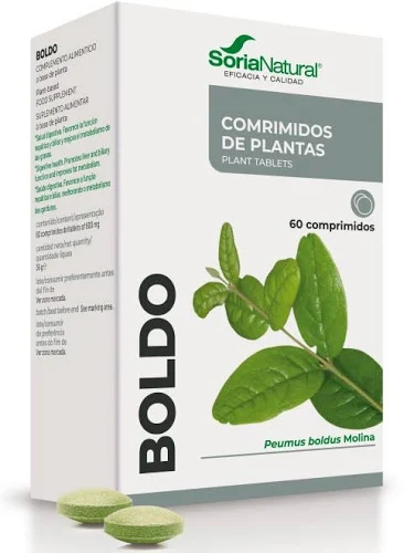 boldo 60comprimidos soria natural