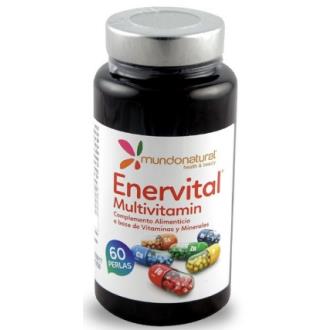 enervital multivitamin 60perlas mundo natural