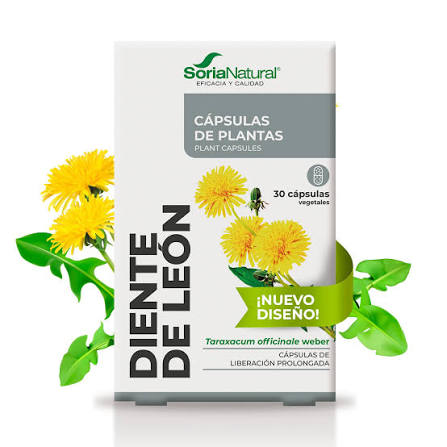 diente de leon liberacion prolongada 30capsulas soira natural