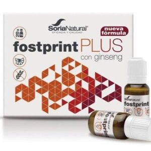 fostprint plus con ginseng 20viales sabor mandarina soria natural