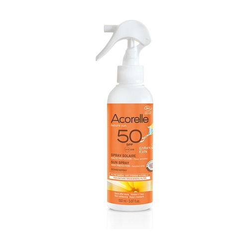 spray solar 50spf enfants acorelle 150ml
